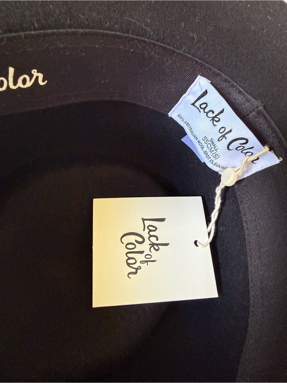 Lack of Color Vintage Ribbon Fedora hats NWT- Choice of Color and Size! - Picture 2 of 10